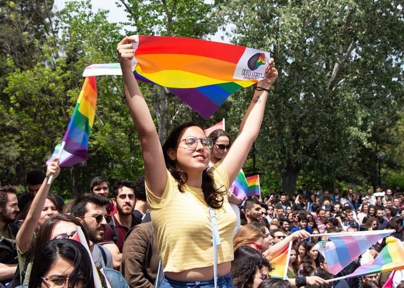 Η υπόθεση των φοιτητριών/ών του METU ήταν μέρος της εμβληματικής εκστρατείας της Διεθνούς Αμνηστίας «Μαραθώνιος Γραμμάτων» το 2020. Φωτογραφία: ODTU LGBTI+.
